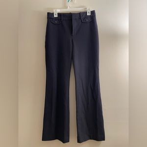 Gap Women’s Pants Curvy High Rise Baby Bootcut Navy Dress Pant